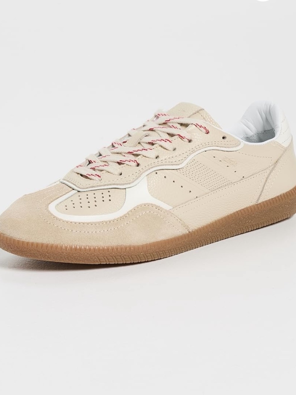 ALOHAS Tb.490 Rife Grain Cream Leather Sneakers